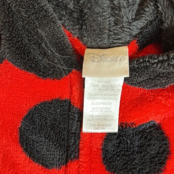 Women's Minnie Mouse Onesie Sleeper size Small - Picture 3 of 6